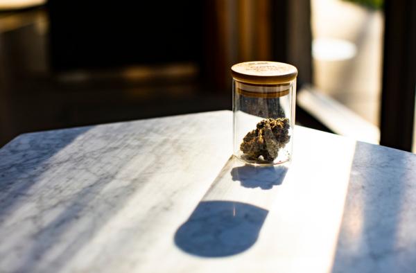 Cannabis samples at Calalyst Cannabis in Santa Ana, Calif., on Feb. 18, 2021. (John Fredricks/The Epoch Times)