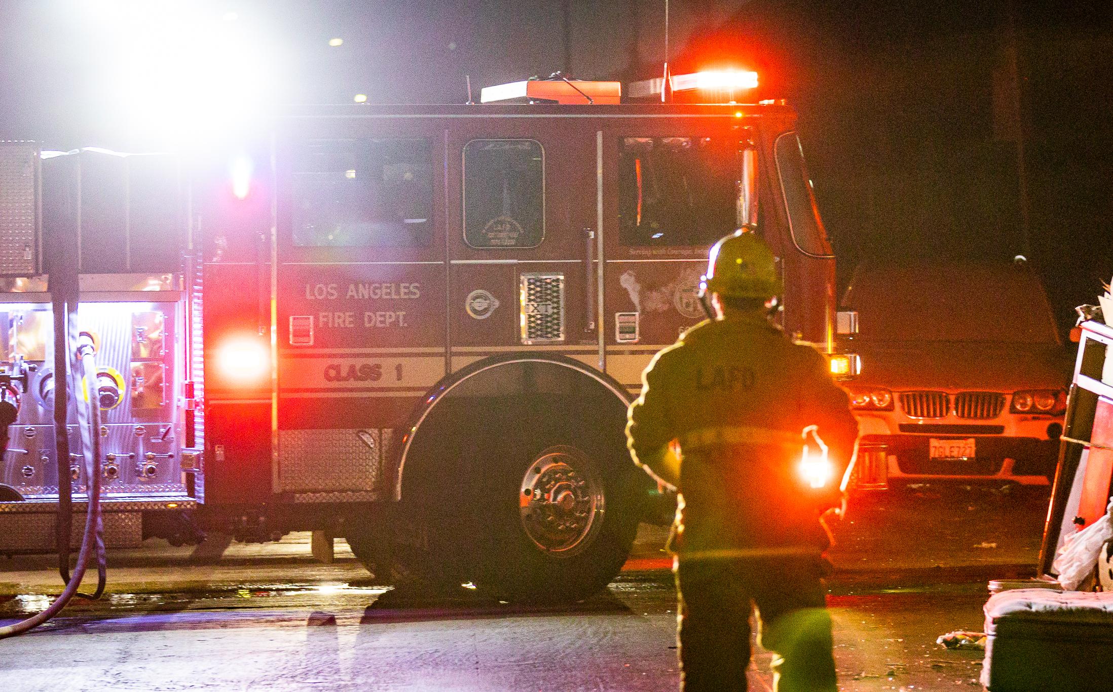 Person Found Dead in Debris of Fire at Los Angeles Homes Containing ‘Heavy Ammunition’