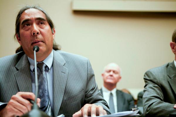 A.G. Kawamura, secretary of California's Department of Food and Agriculture, testifies at a hearing on Capitol Hill in Washington on July 31, 2008. (Brendan Hoffman/Getty Images)