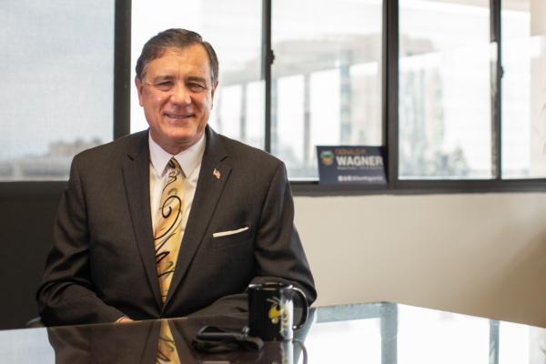 Orange County Supervisor Don Wagner speaks with The Epoch Times from The Hall of Administration in Santa Ana, Calif., on Feb. 10, 2021. (John Fredricks/The Epoch Times)