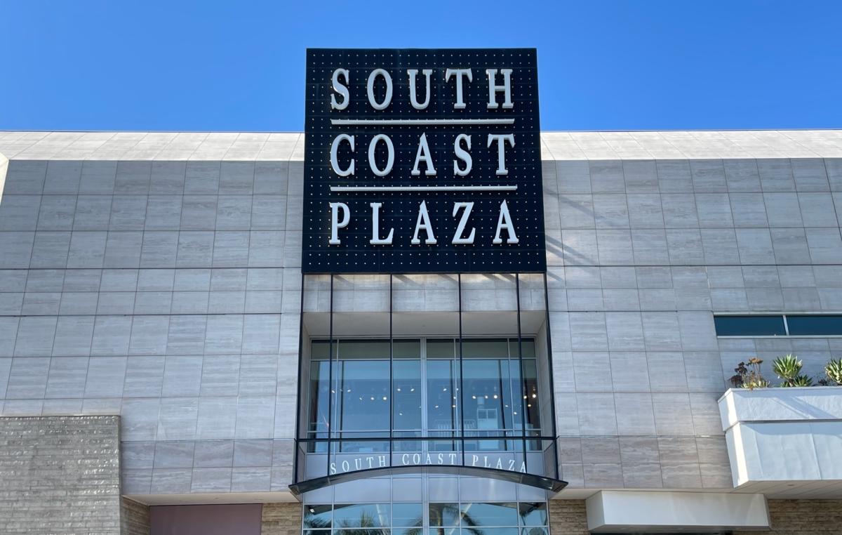South Coast Plaza in Costa Mesa, Calif., on May 7, 2023. (Sophie Li/The Epoch Times)