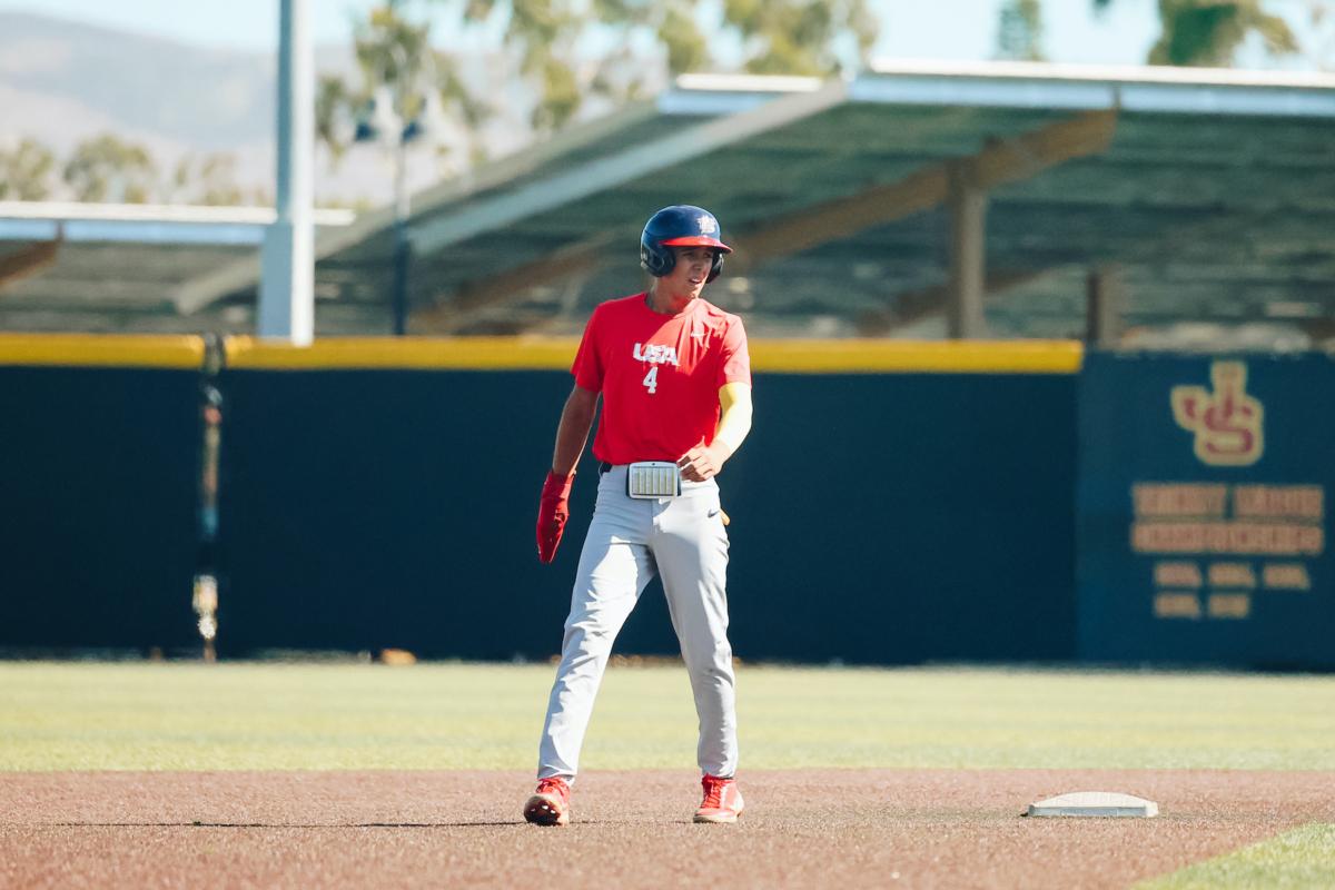 Baseball player Derek Curiel from Lutheran High School of Orange County in Orange, Calif. (Courtesy of USA Baseball)