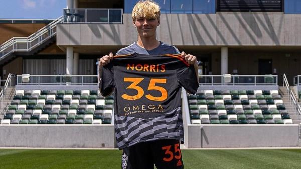 Orange County Soccer Club's midfielder Ben Norris, a 16-year-old from Poway in San Diego County, Calif. (Courtesy of Orange County Soccer Club)