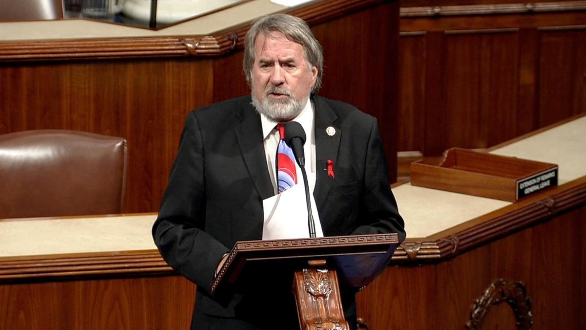 Rep. Doug LaMalfa (R-Calif.) speaks on the House floor in Washington on Sept. 13, 2023. (House of Representatives/Screenshot via NTD)