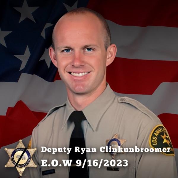 Deputy Ryan Clinkunbroomer. (Courtesy of the Los Angeles County Sheriff's Department)