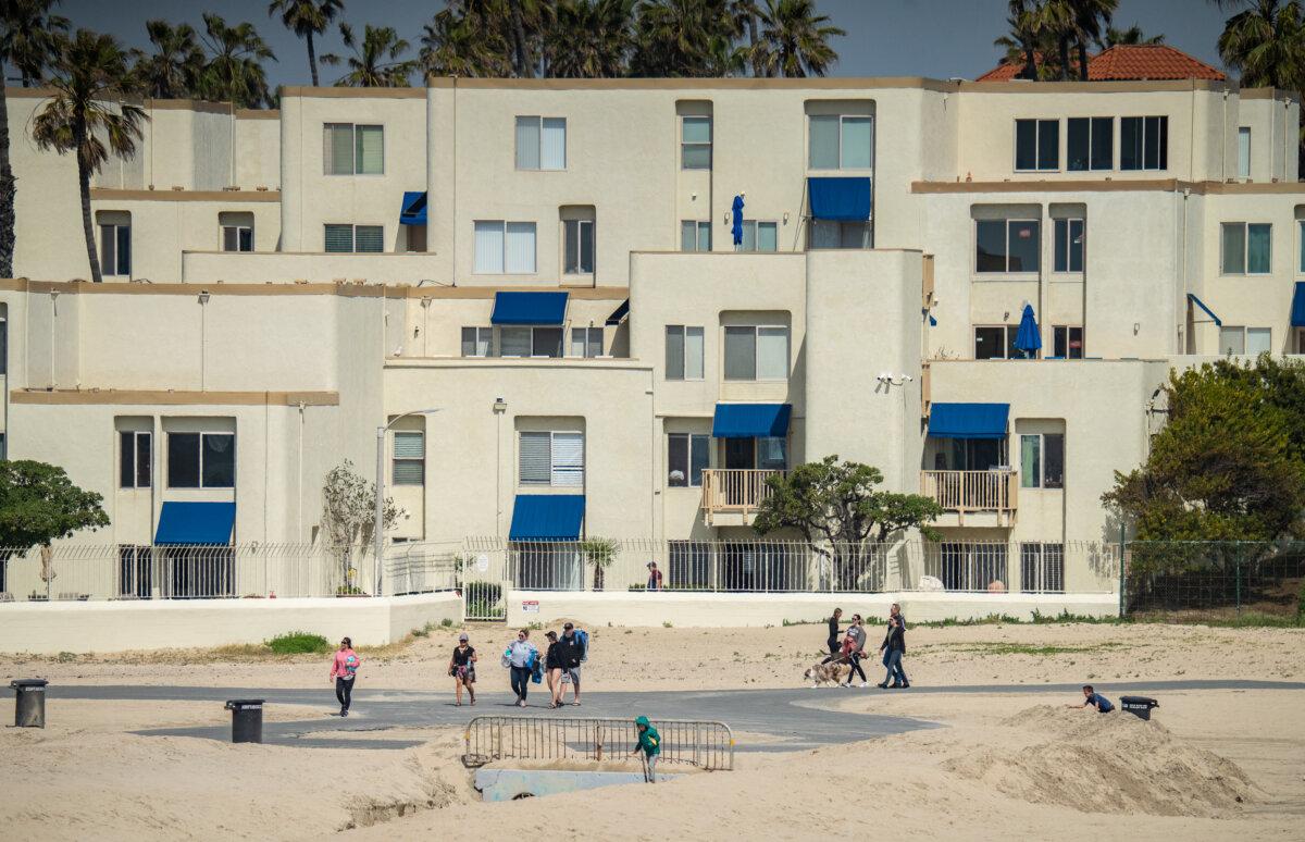 Housing units in Huntington Beach, Calif., on March 17, 2023. (John Fredricks/The Epoch Times)