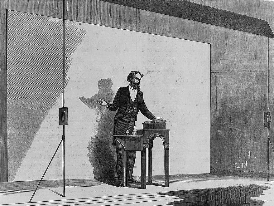 "Charles Dickens as he appears when reading." Wood engraving from Harper's Weekly, Dec. 7, 1867. Author David Lodge called Dickens the "first writer to be an object of unrelenting public interest and adulation." (Public Domain)