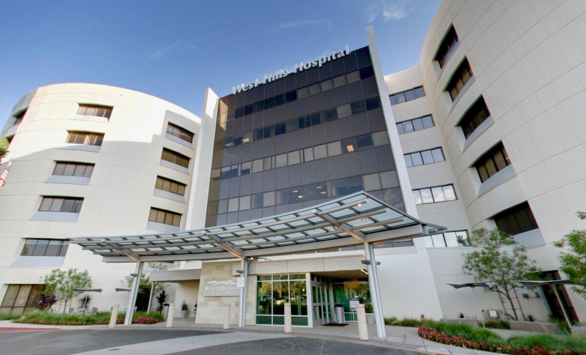 West Hills Hospital in Los Angeles. (Google Maps/Screenshot via The Epoch Times)