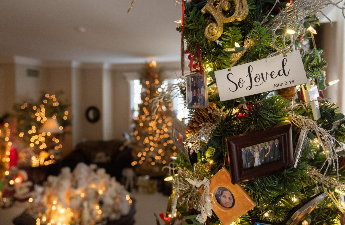 Christmas décor featuring various themes fills the home of the Nash and Lillestrand family in Chino Hills, Calif., on Dec. 12, 2023. (John Fredricks/The Epoch Times)