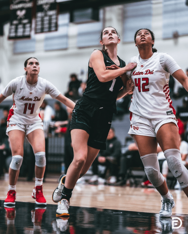 Sage Hill High School senior Emily Eadie (C). (Courtesy of Kerwin Walters)