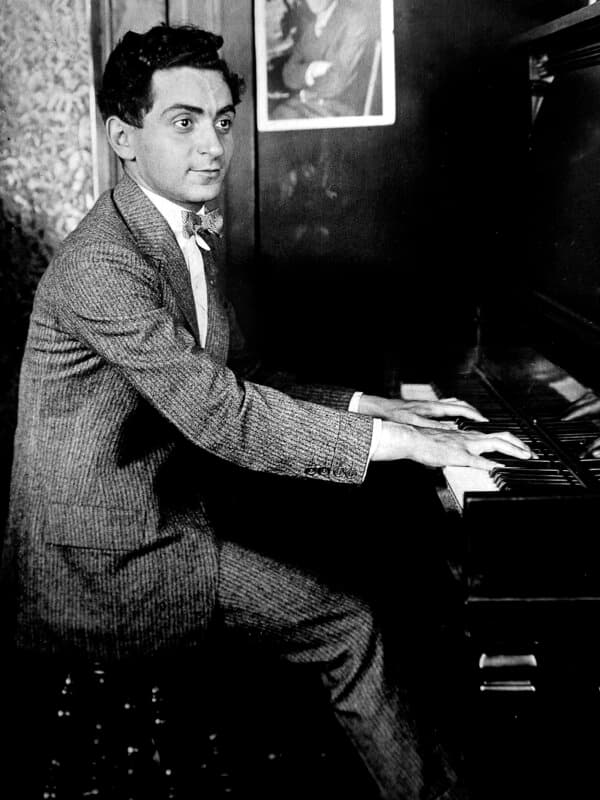 Irving Berlin, at age 18, at his first job with a music publisher. (Public Domain)