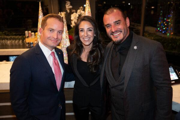 (L-R) Newport Beach Mayor Pro Tem Joe Stapleton, Councilwoman Lauren Kleiman, and outgoing Mayor Noah Blom. (Courtesy of Ed Olen, Olen Photography)