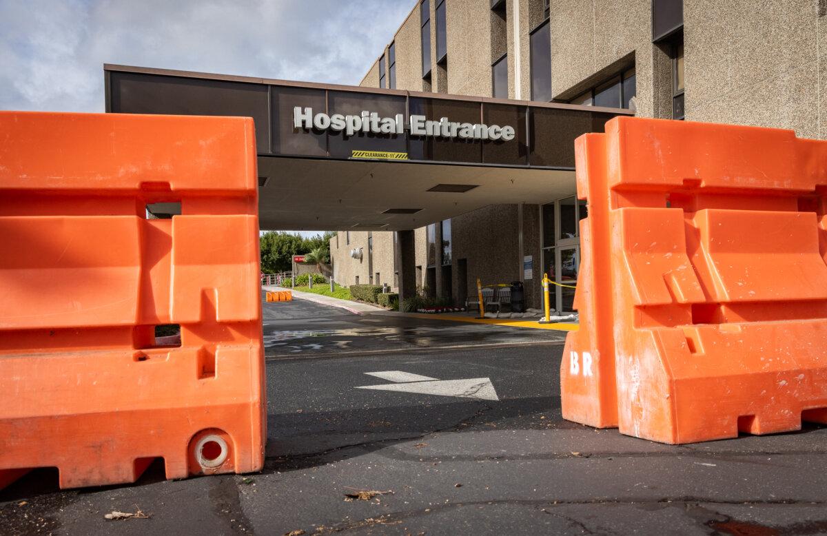 A hospital in Garden Grove, Calif., on Dec. 20. 2023. (John Fredricks/The Epoch Times)