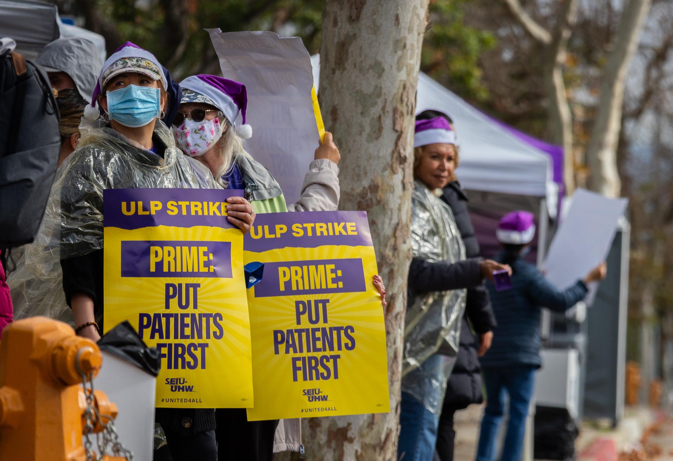 Prime Healthcare Workers Begin Week-Long Strike in Southern California