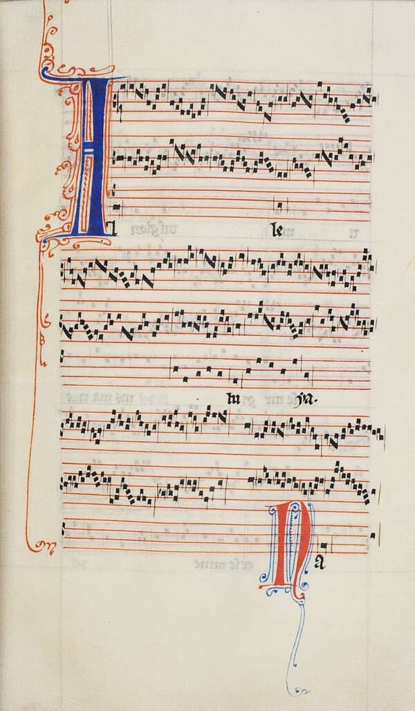 Pérotin, one of the few composers of Ars Antiqua who is known by name, composed this Alleluia nativitas in the third rhythmic mode. (Public Domain)