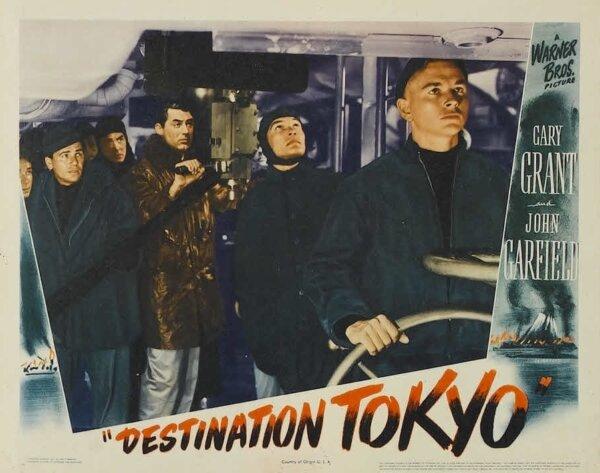 Lobby card from the 1943 film “Destination, Tokyo.” (MovieStillsDB)