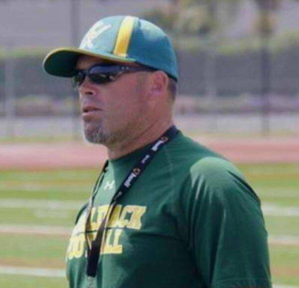 Rob Thompson, former athletic director and football coach at Saddleback High School, who is returning again as coach this year. (Courtesy of Rob Thompson)