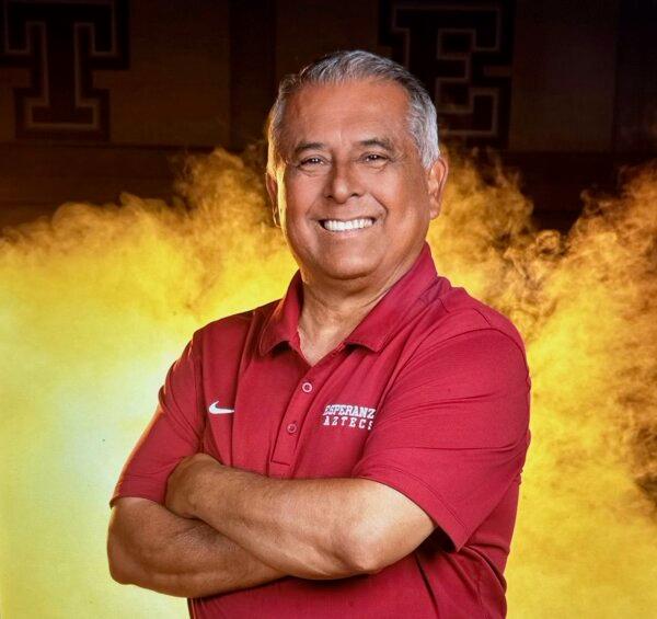 Esperanza High School’s girls’ basketball team Coach Jimmy Valverde. (Courtesy of Gildan Photography)