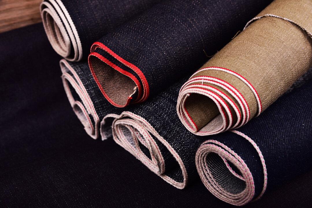 (Left) Selvedge denim is a sign of true craftsmanship. (Right) Raw denim will fade in patterns unique to the wearer. (Mr.bbk/Shutterstock; liptonlemon/Shutterstock)