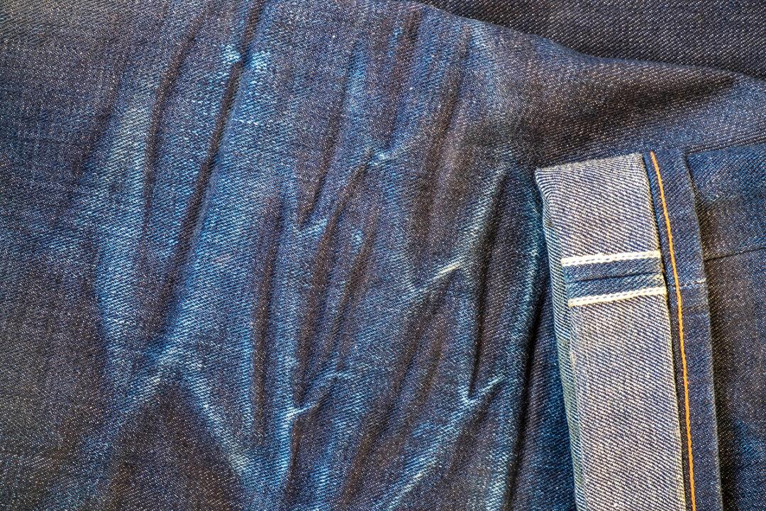 (Left) Selvedge denim is a sign of true craftsmanship. (Right) Raw denim will fade in patterns unique to the wearer. (Mr.bbk/Shutterstock; liptonlemon/Shutterstock)