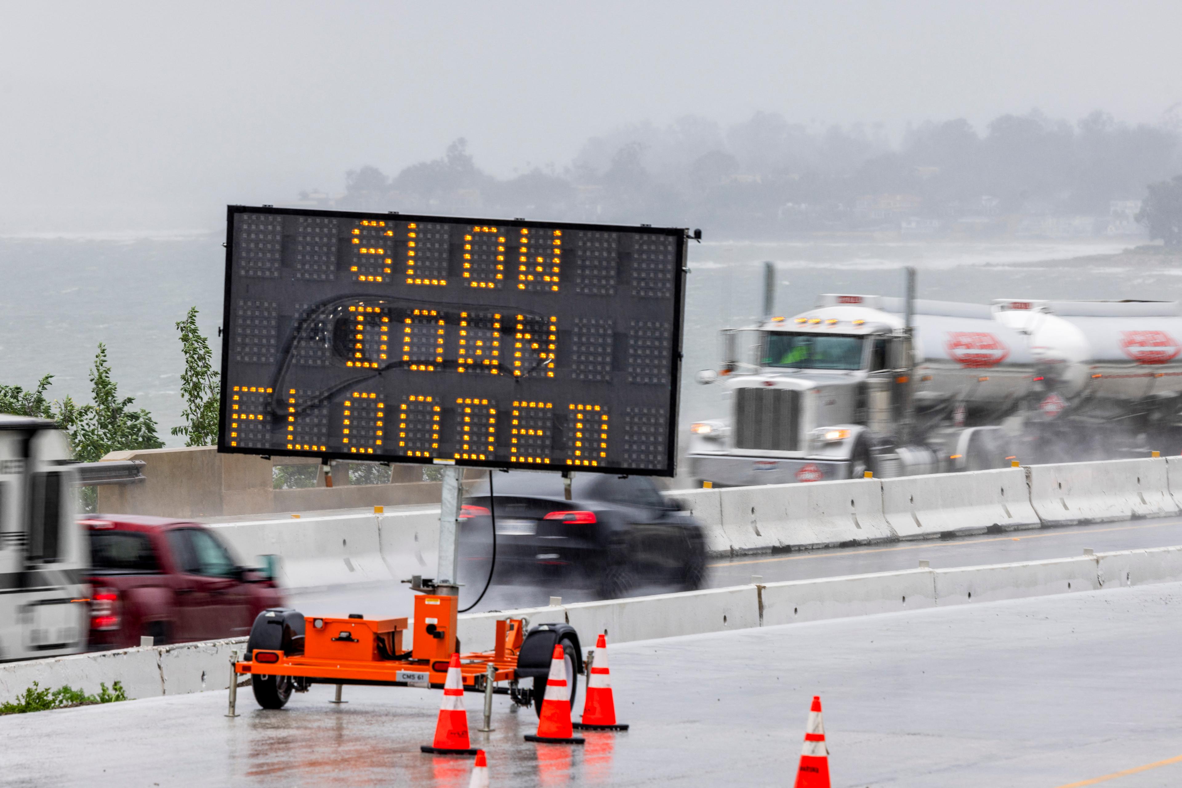 California Storm Brings Record Rainfall, Evacuations, and Closures; 3 Killed