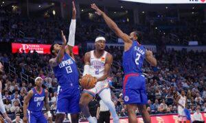 Swat-Happy Thunder Pull Away From Clippers