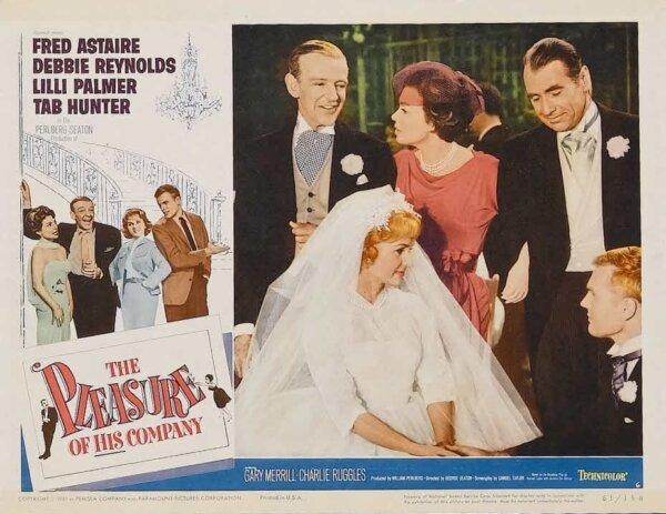 A lobby card for the 1961 film “The Pleasure of His Company.” (MovieStillsDB)