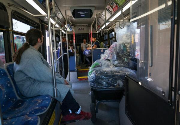 People are cleared from a homeless encampment in Los Angeles. (Courtesy of Inside Safe)