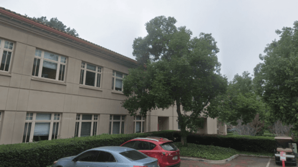 Alexander Hall at Pomona Collage in Claremont, Calif., in 2022. (Google Maps/Screenshot via The Epoch Times)