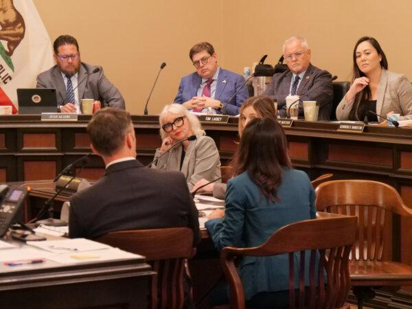 Assemblywoman Cottie Petrie-Norris presents her retail theft bill to the committee on April 9, 2024. Hers was t<span class="NormalTextRun SCXW102806714 BCX0">he o</span><span class="NormalTextRun SCXW102806714 BCX0">ne measure that </span><span class="NormalTextRun SCXW102806714 BCX0">failed to</span><span class="NormalTextRun SCXW102806714 BCX0"> pass. </span>(Travis Gillmore/The Epoch Times)