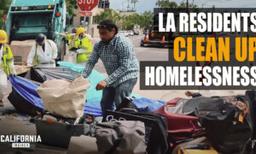 LA Residents Take up Homelessness Clean up by Themselves