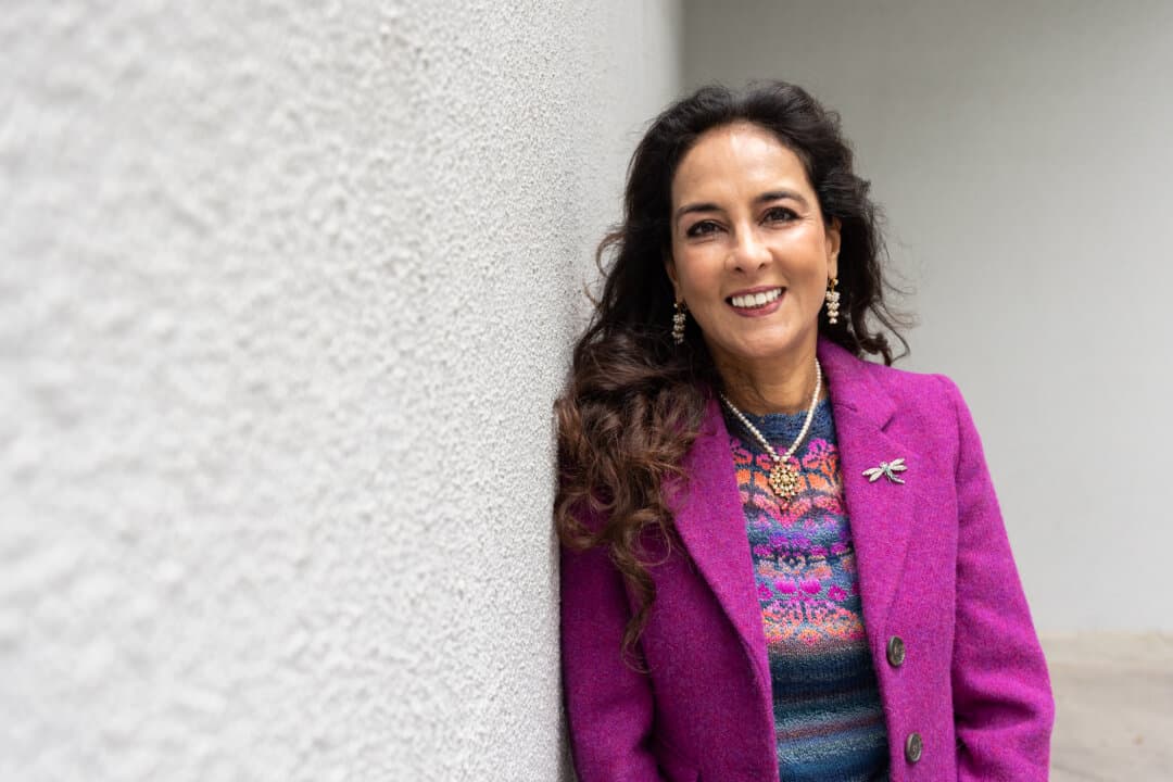 Harmeet Dhillon, assistant attorney general and head of the Justice Department’s civil rights division, attends a Republican convention in Anaheim, Calif., on Sept. 30, 2023. (John Fredricks/The Epoch Times)