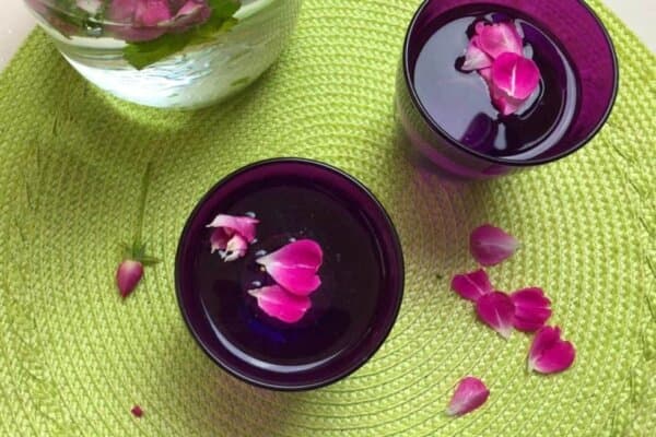 Rose petal water. (Courtesy of Kami McBride)