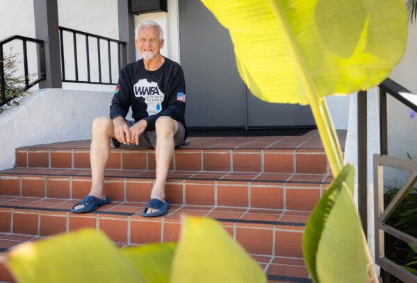 Water Wells for Africa President and Founder Kurt Dahlin in Redondo Beach, Calif., on June 24, 2024. (John Fredricks/The Epoch Times)