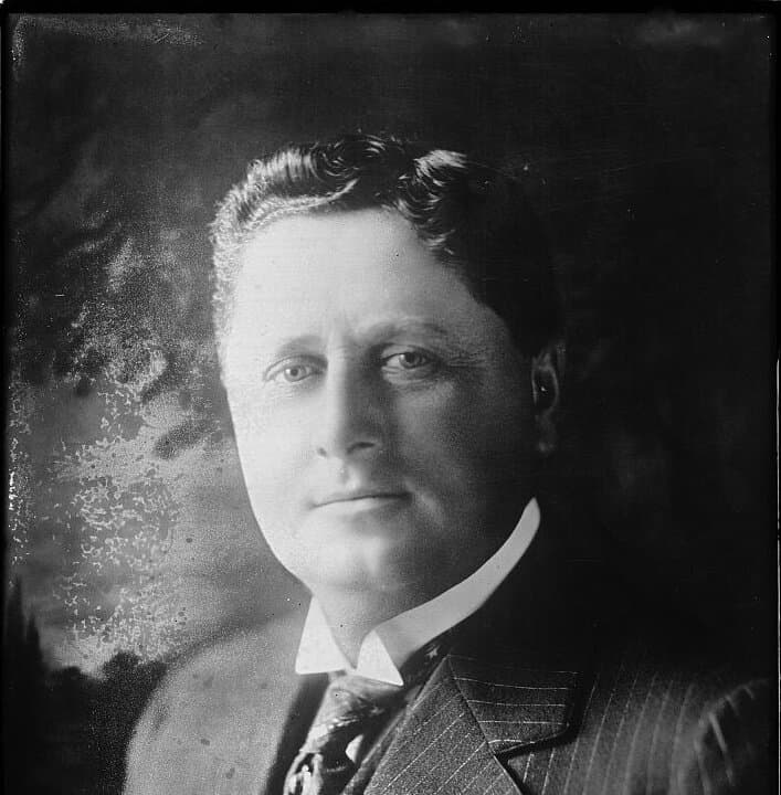 A portrait of William Wrigley Jr., a millionaire and gum magnate, in 1915. (Public Domain)