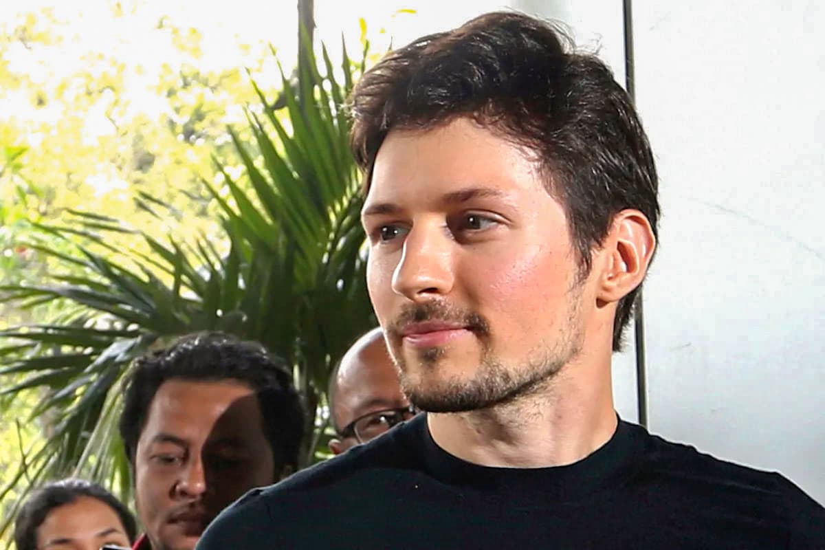Telegram co-founder Pavel Durov appears at an event in Jakarta, Indonesia, on Aug. 1, 2017. (Tatan Syuflana/AP)