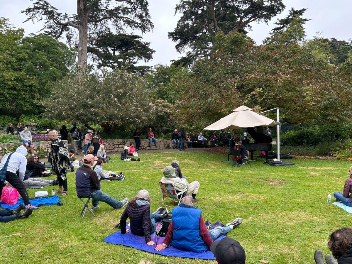 Piano No. 3 at the Botanical Garden in San Francisco, Calif., on Sept. 19, 2024. (Dylan Morgan/The Epoch Times)