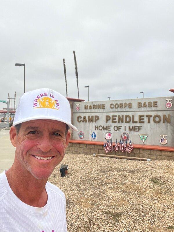 Borstein at Camp Pendleton. (Courtesy of Eric Borstein)