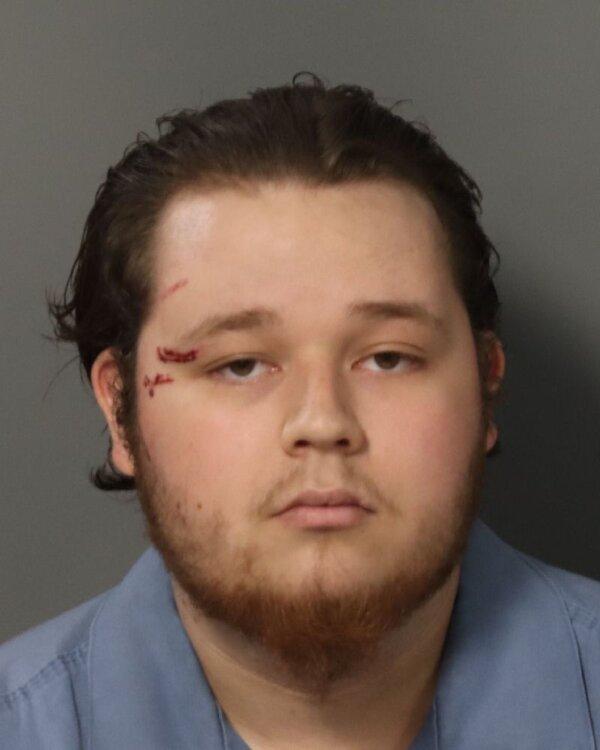 Nathaniel McGuire, 20, of Santa Maria, was arrested for allegedly throwing a bomb in the Santa Barbara County Superior Courthouse in Santa Maria, California, on Sept. 25, 2024. (Santa Barbara County Sheriff’s Office)