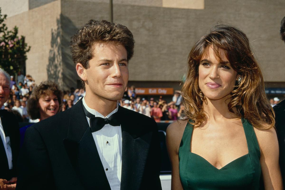 Cameron with his wife Chelsea Noble attending the Primetime Emmy Awards in Pasadena, Calif., August 25, 1991. (Vinnie Zuffante/Getty Images)
