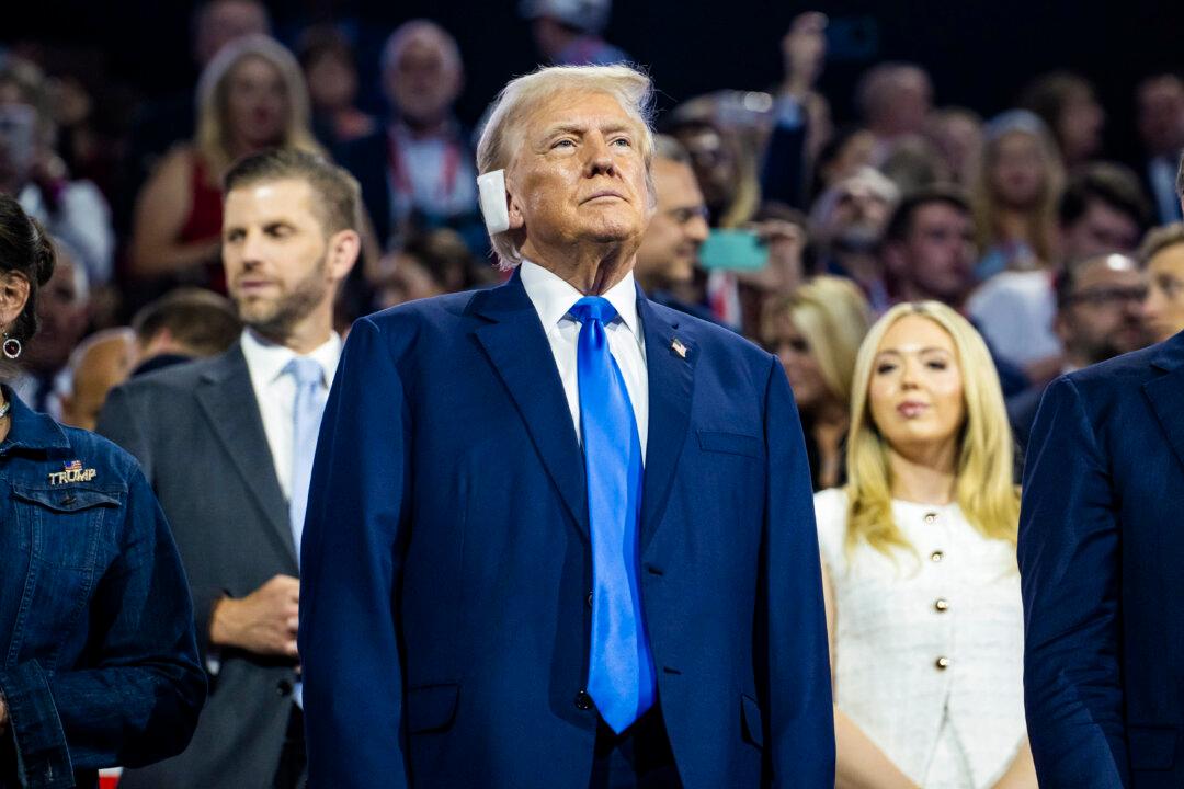 Former President Donald J. Trump attends the Republican National Convention (RNC) in Milwaukee, Wis., on July 16, 2024. (Madalina Vasiliu/The Epoch Times)