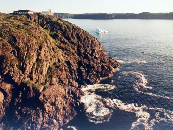 A view of Surgeon Cove Head lighthouse at the northwest point of the Exploit Islands, Newfoundland and Labrador. (Barry Porter)
