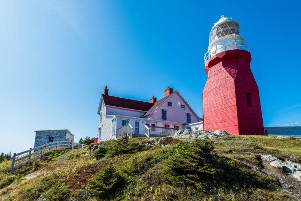 Long Point Lighthouse near Crow Head on the northeast coast of Newfoundland on Sept. 19, 2019. (Gareth Janzen/Shutterstock)