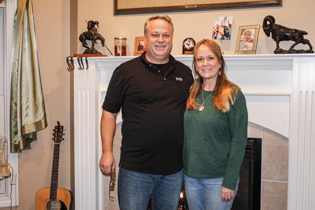 Carla and Cory Gonyo of the Quad Cities area of Iowa in 2024. Carla said her time spent in a developing nation makes her more inclined to give modest, personalized gifts. (Courtesy of Carla Gonyo)