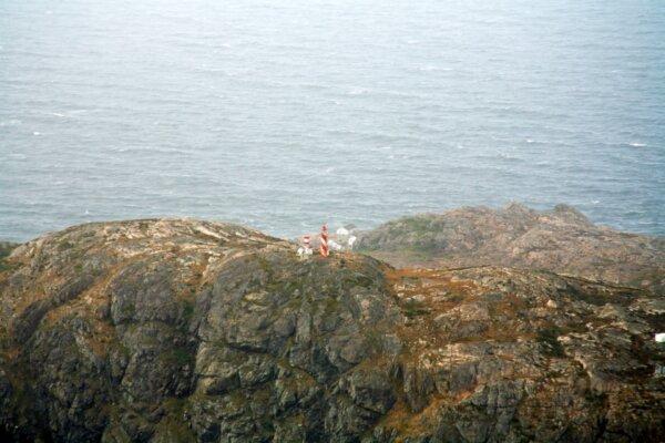 Bacalhao Island lighthouse has been in operation on Bacalhao Island, Newfoundland and Labrador, since 1894. (Kraig Anderson/Lighthousefriends.com)