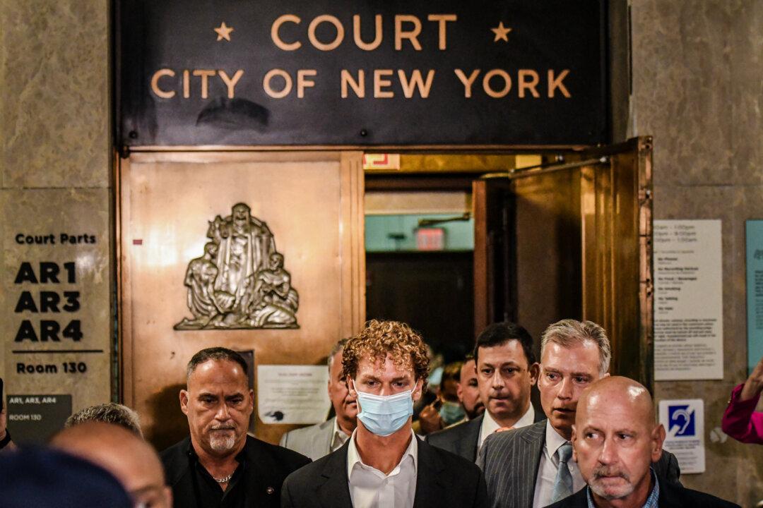 Daniel Penny leaves the Criminal Court of Manhattan after his arraignment in New York City on May 12, 2023. (Stephanie Keith/Getty Images)