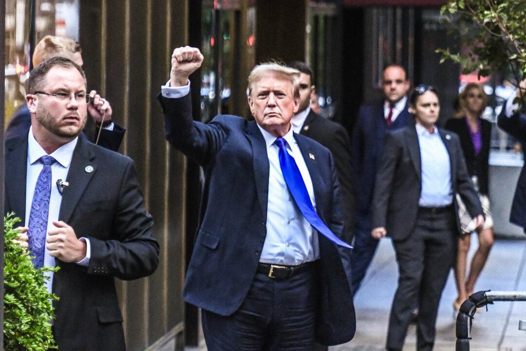 Former President Donald Trump arrives at Trump Tower in New York City on May 30, 2024. The former president on this day was found guilty on 34 felony counts of falsifying business records. (Stephanie Keith/Getty Images)