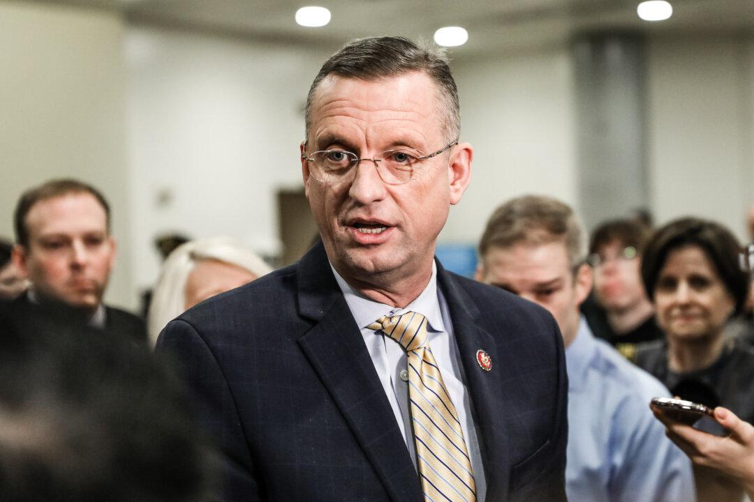 Rep. Doug Collins (R-Ga.) speaks to media at the U.S. Capitol on Jan. 27, 2020. (Charlotte Cuthbertson/The Epoch Times)