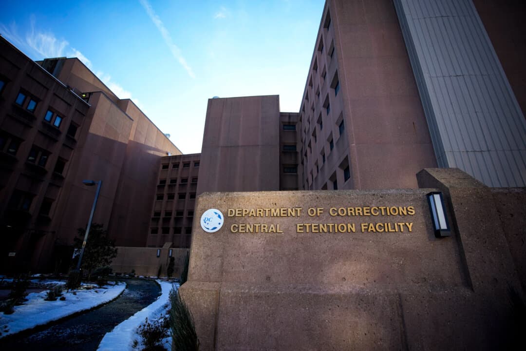 The D.C. Central Detention Facility in Washington on Jan. 20, 2025. President Donald Trump pardoned roughly 1,500 Jan. 6 defendants after taking office for his second term. (Bryan Woolston/Getty Images)