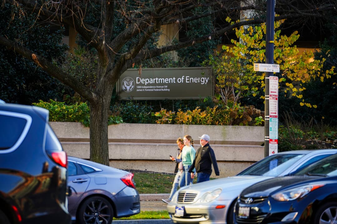 The Department of Energy building in Washington on Nov. 13, 2023. (Madalina Vasiliu/The Epoch Times)